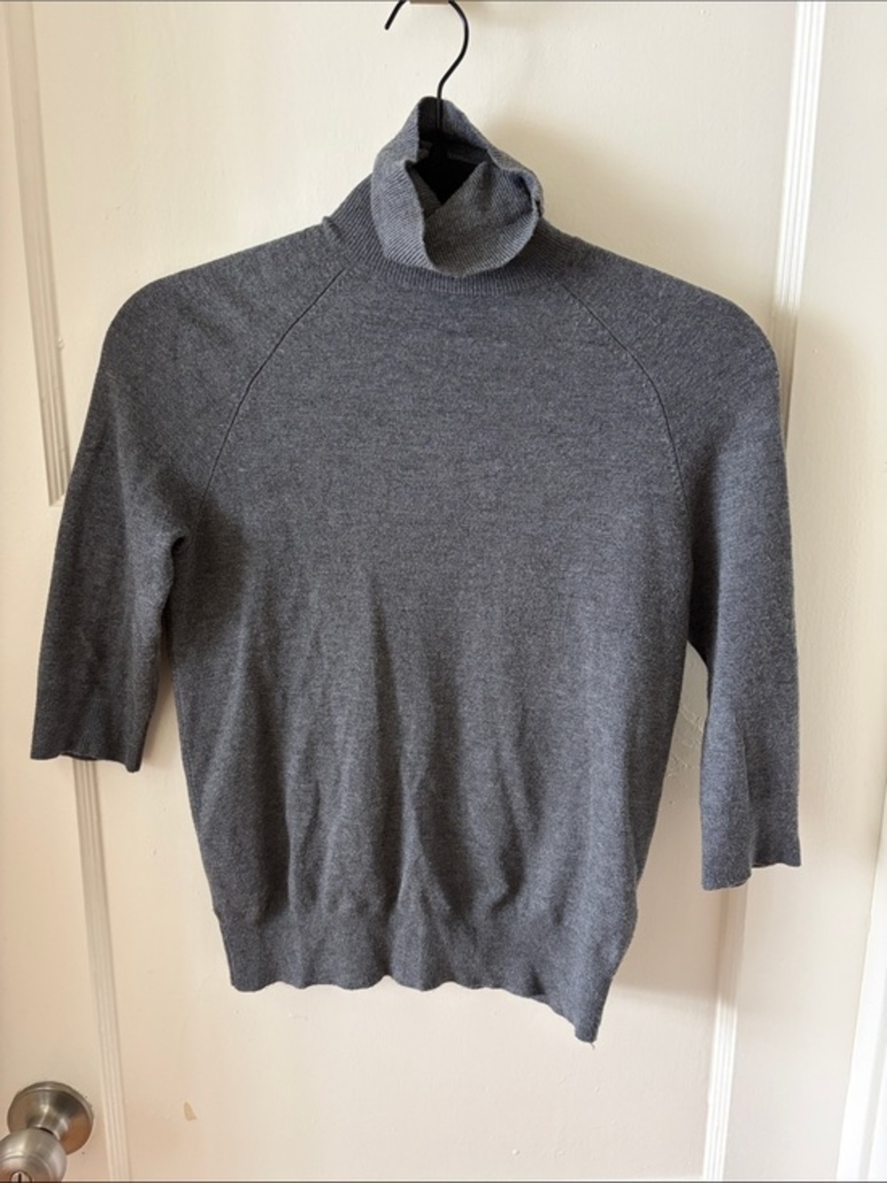 Zara Dark Gray Turtleneck Sweater